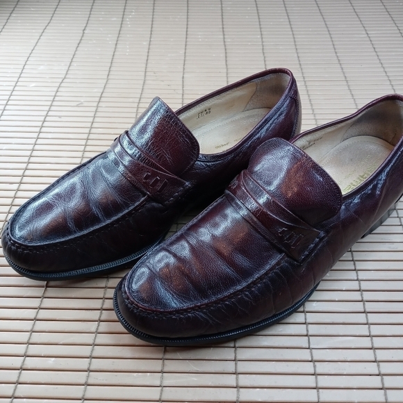 Jarman Men Dress Shoes with Super Soft Genuine Kidskin Uppers Size 9EEE Burgundy main image 6